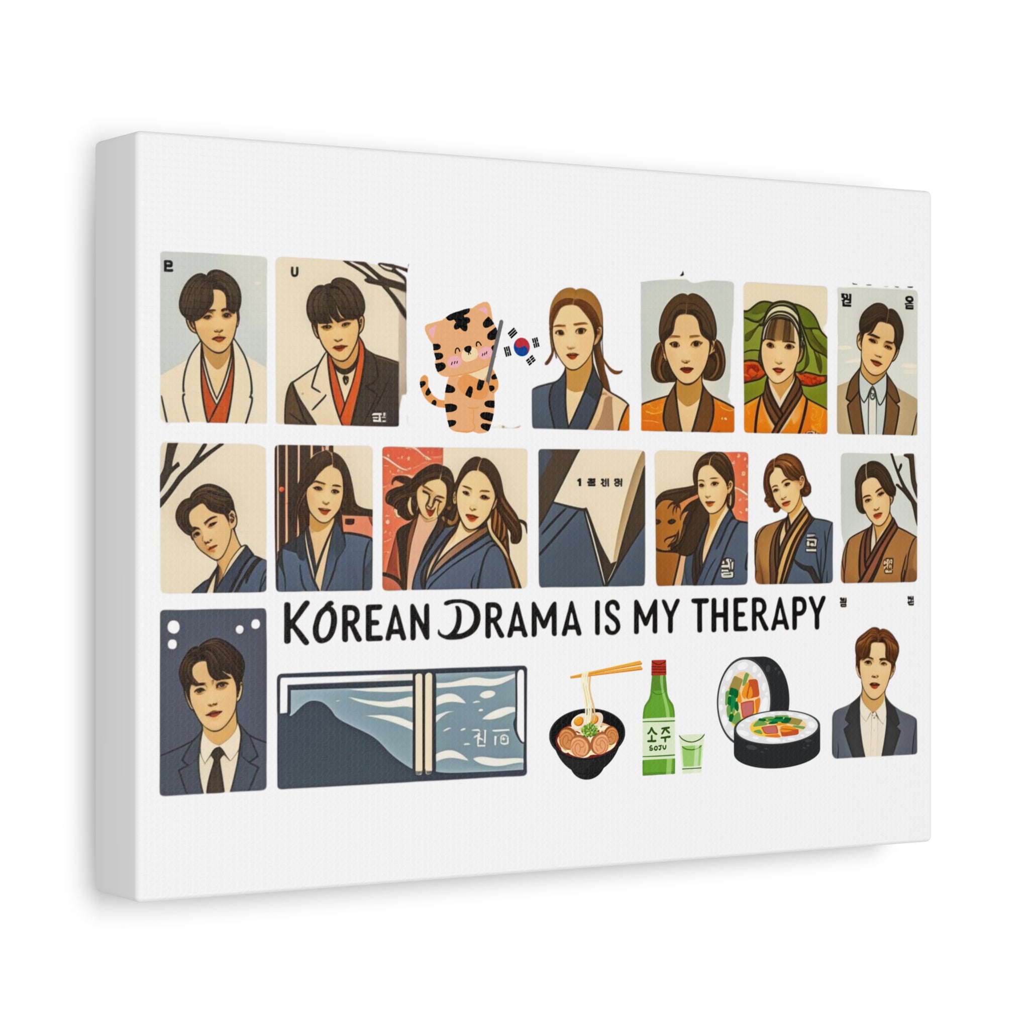 Korean Drama Is My Therapy Canvas Print